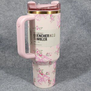 Stanley X Love Shack Fancy Quencher 40oz Tumbler - Rosa Beaux Pink